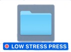 low stress press logo 3